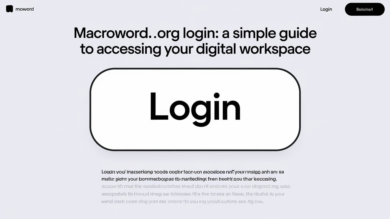 Macroword.org Login